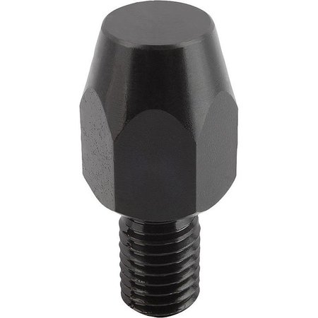 KIPP Screw Cap, 17 mm Dia, Black, Steel K0296.10